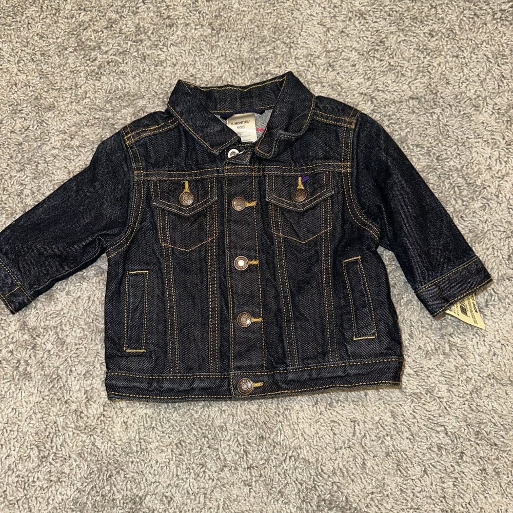 Vintage 90's Oshkosh B'Gosh Denim‎ Jean Jacket Size 6 Months Unisex NWT